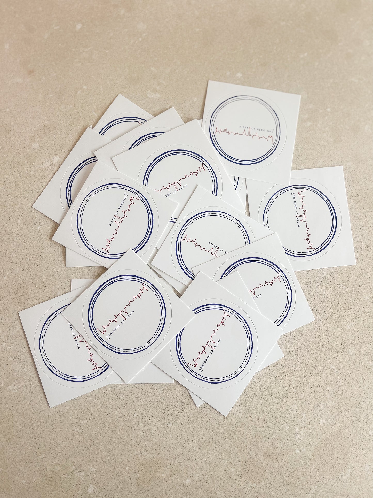 District Heroine Stickers