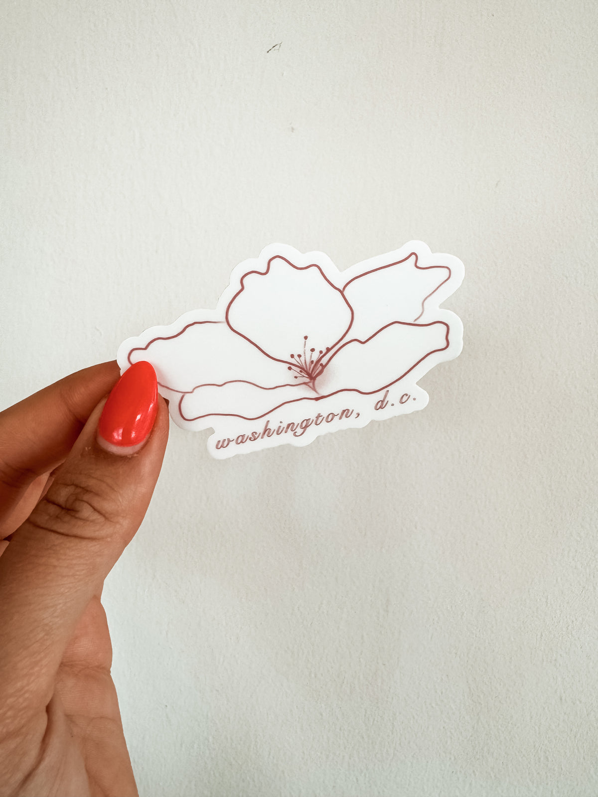 Flower Sticker Dc DC Cherry Blossom Sticker – District Heroines