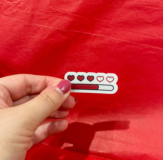 Heart Scale Sticker